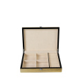 DS Hot Sale High Quality Wooden Jewelry Storage Gift Box With Buckle